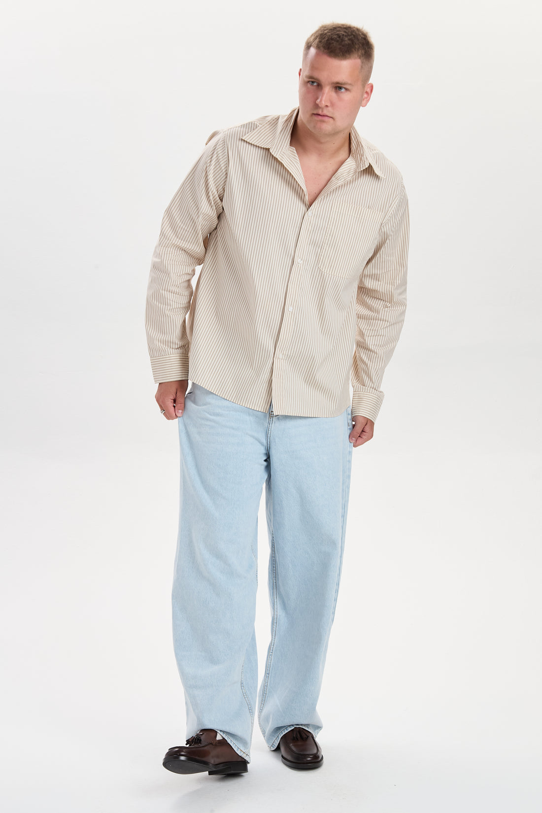 DXHarald Wide Fit Jeans Light Blue