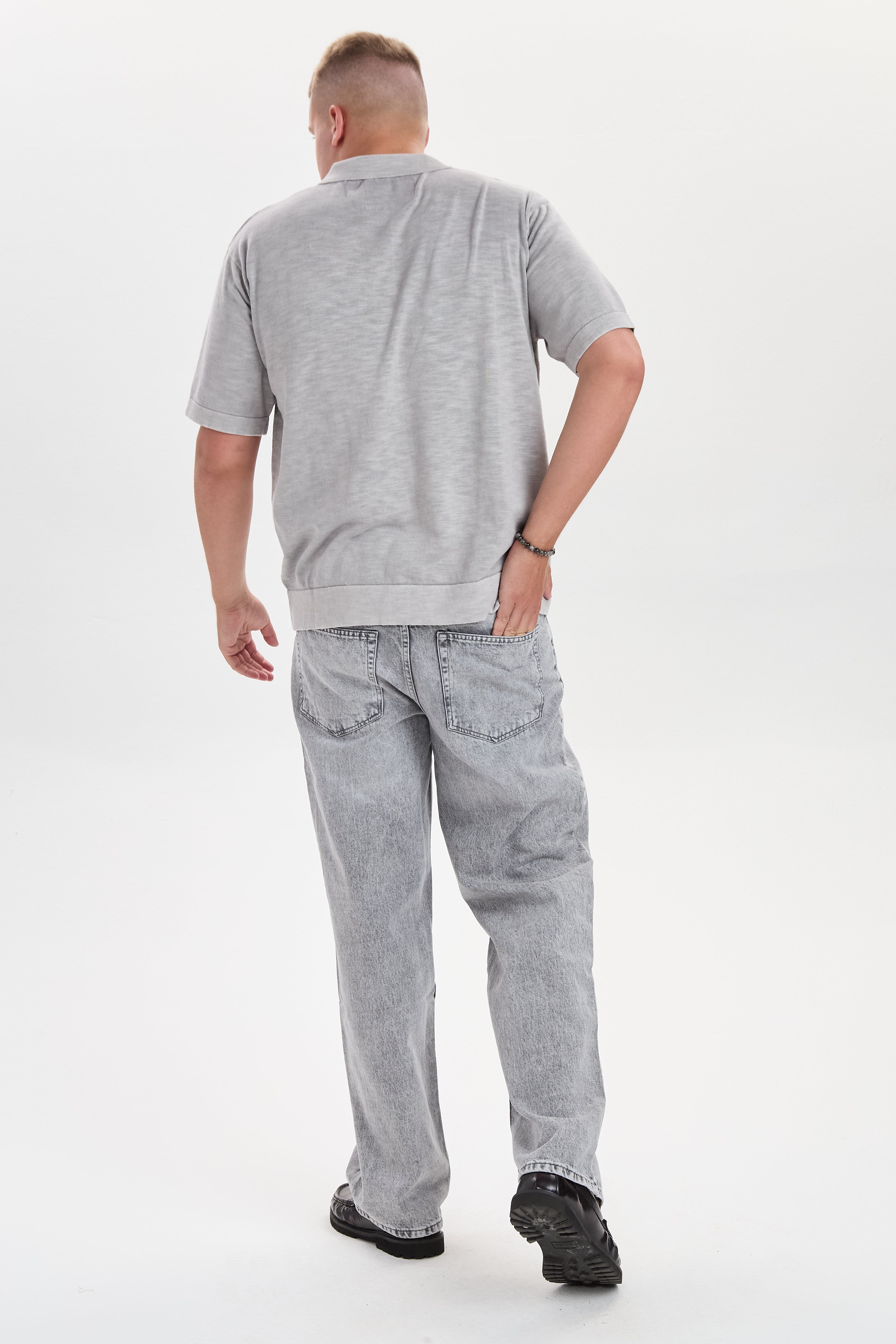 DXHector Relaxed Fit Jeans Grey