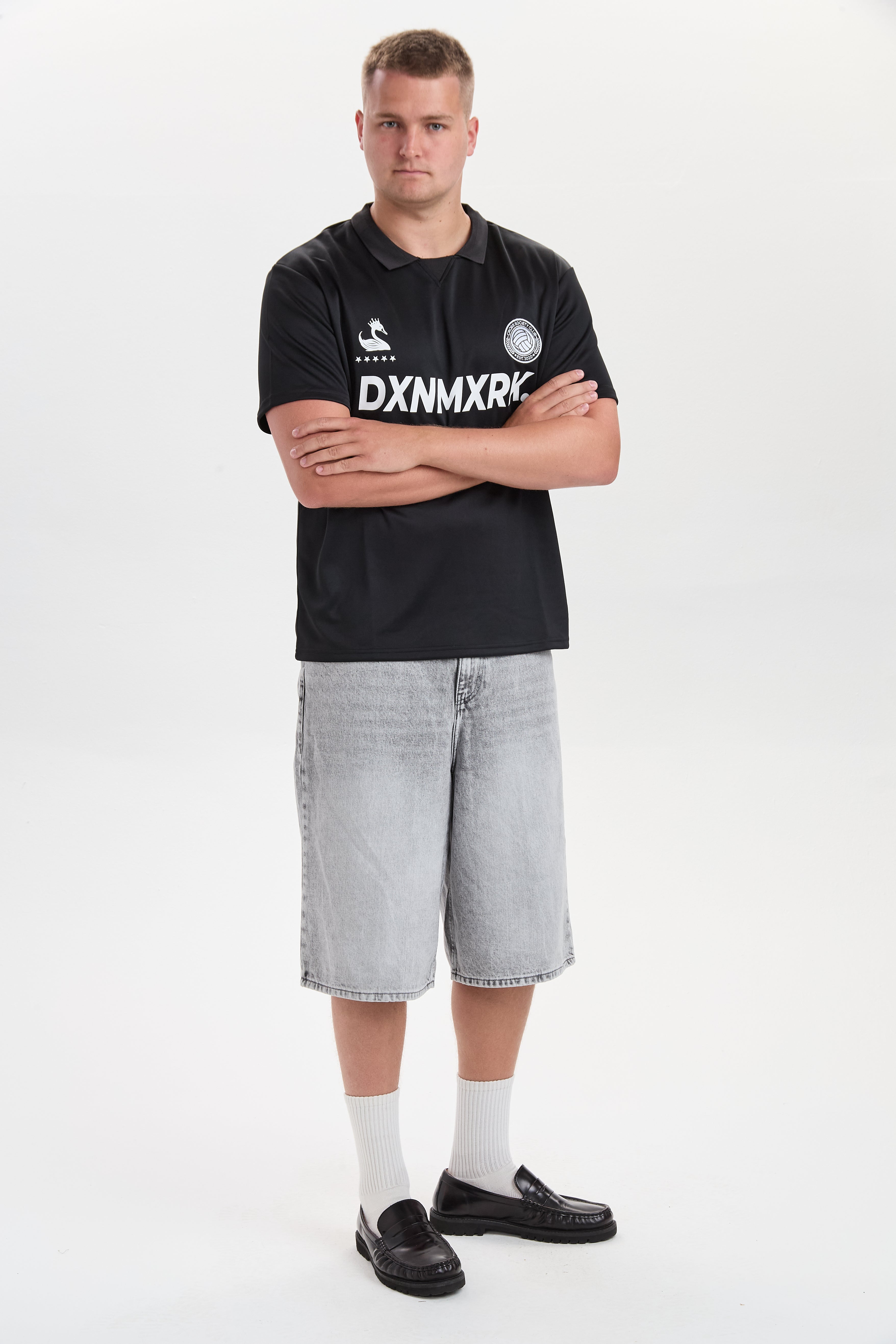 DXSoccer Black Football Jersey