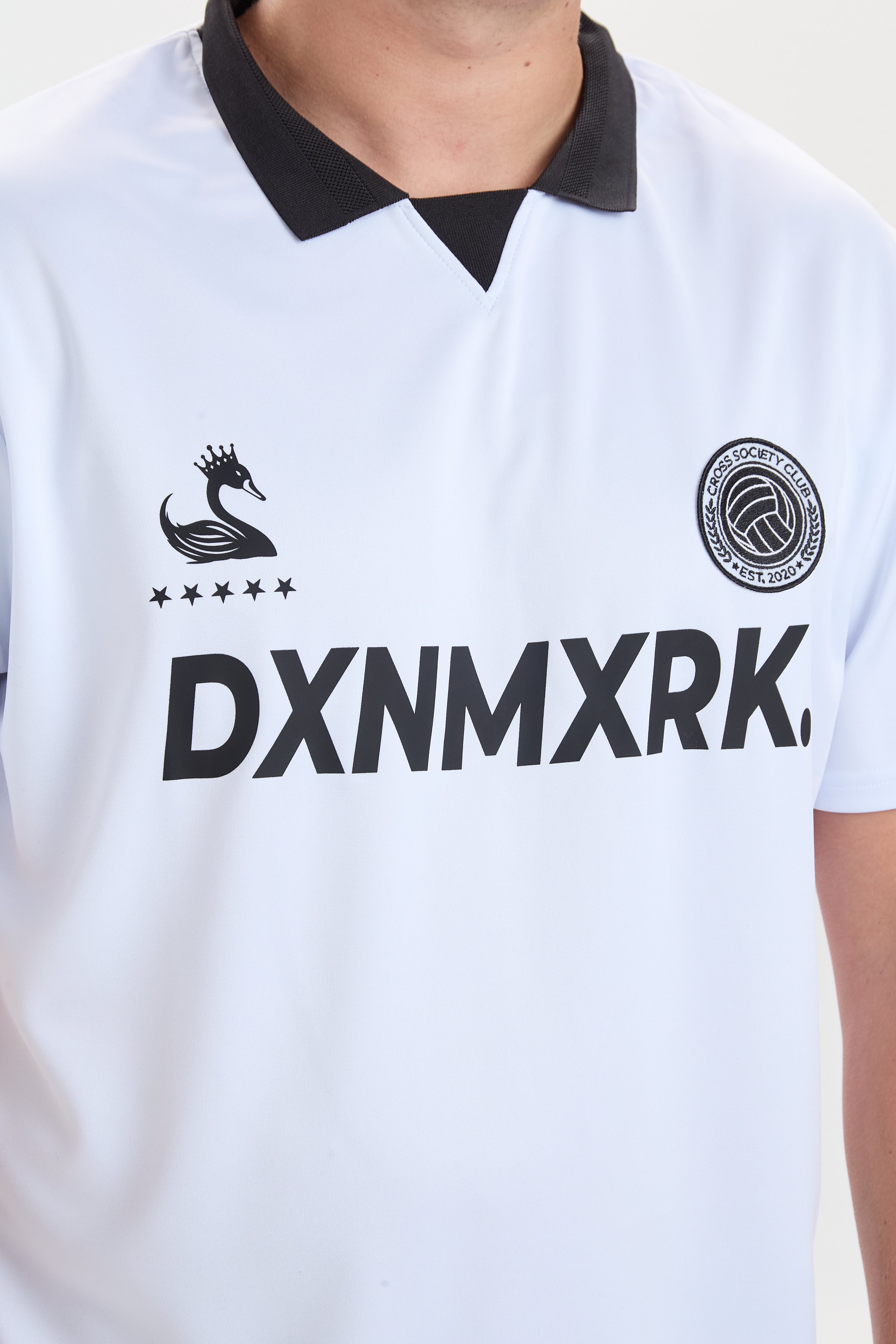 DXSoccer White Football Jersey
